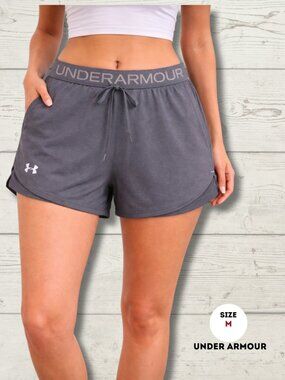 Under Armour HeatGear Shorts – M – Grey Athletic Shorts